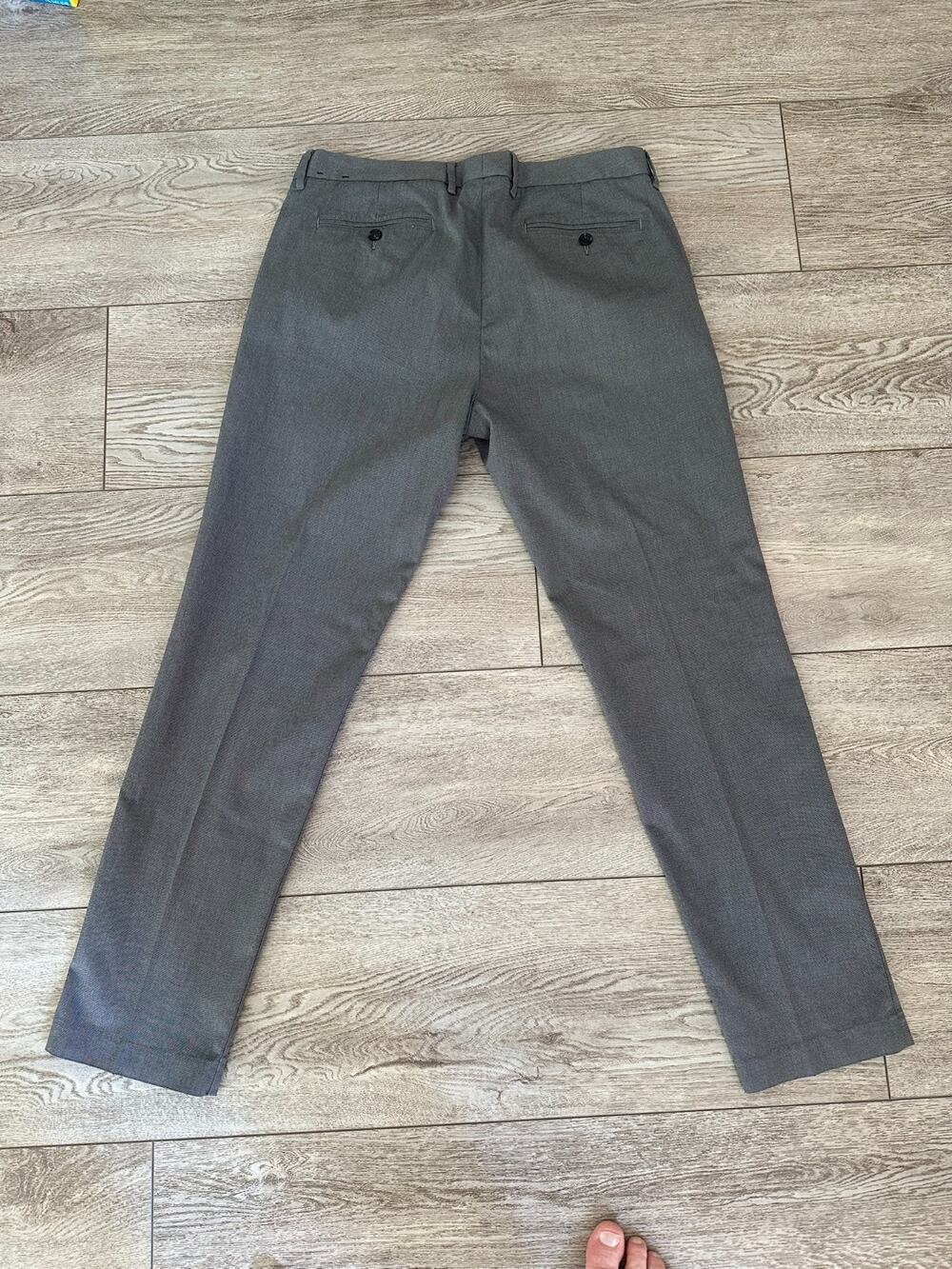 Bonobos Men's Friday Slim Fit Dress Pants Gray 34x32 Stretch Weekday Warrior